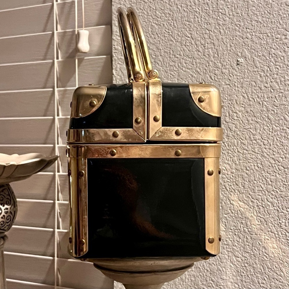 VINTAGE LISETTE NEW YORK 1960s train case handbag. - Picture 5 of 11